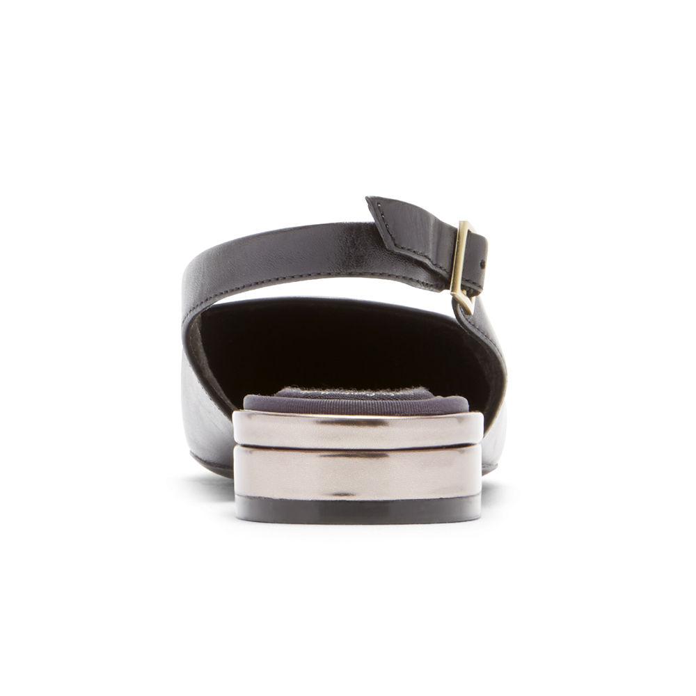 Rockport Slingback Dam Svarta - Total Motion Adelyn - NVDUZ3659